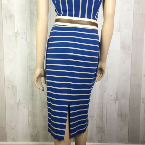 ❌SOLD❌ [Tracy Reese] Striped Pockets Sheath Dress - Picture 4 of 8
